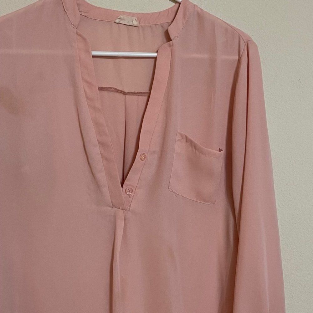 Pink BLVD Sheer Shirt